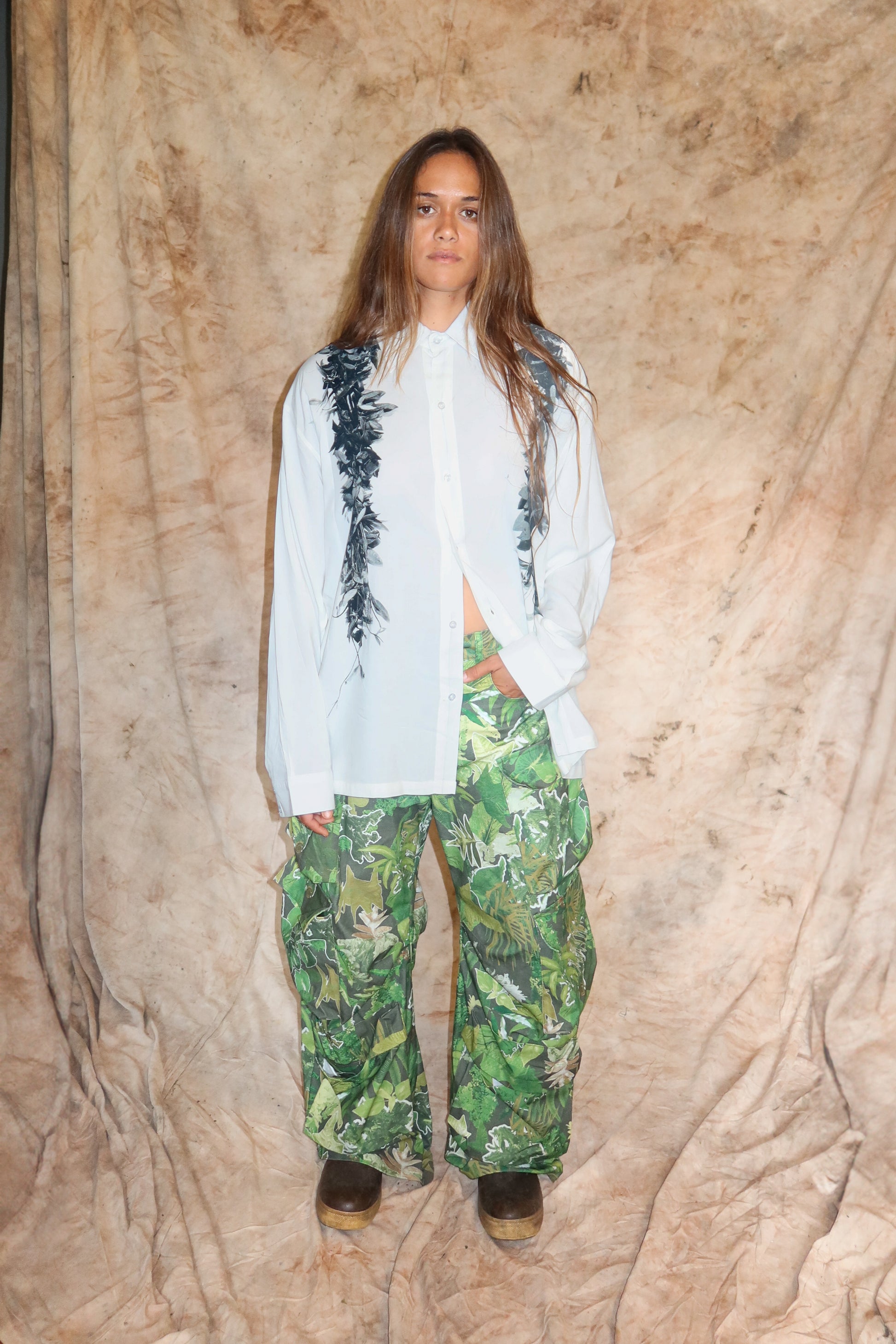 Maile Long Sleeve Button-Up